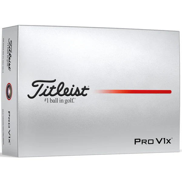 Titleist Pro V1X 12 Ball Pack (White)